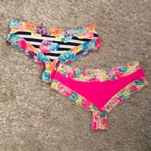 PINK Extra Low Rise Cheekster Set